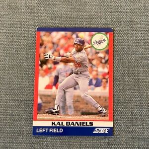 1991 Score Baseball Card Trading Card